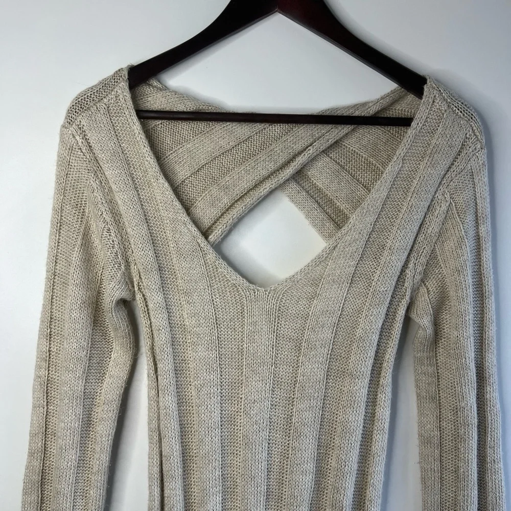 Free People Beach Long Sleeve Savannah Sweater Midi Dress